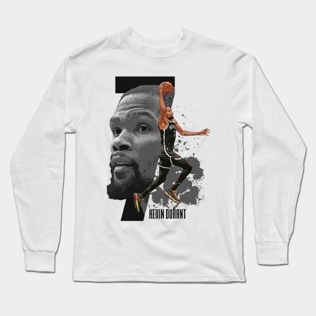 Kevin Durant Long Sleeve T-Shirt by Juantamad